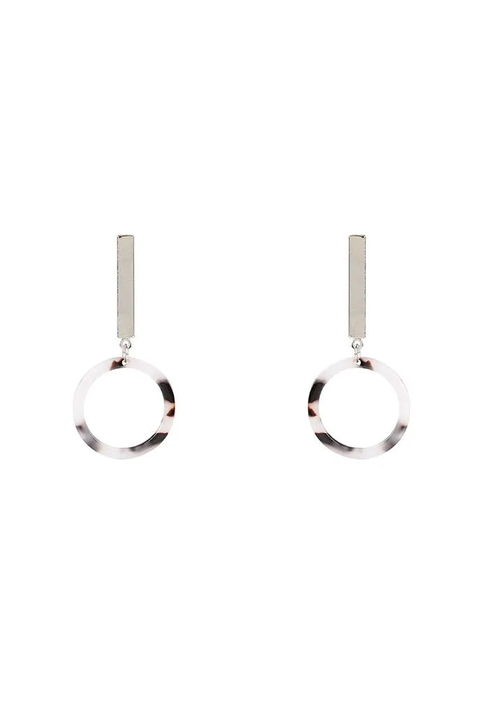 Alexa Tortoiseshell Drop Earrings