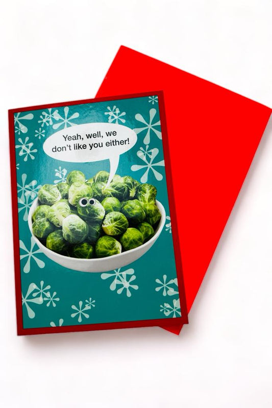 Brussel Sprout Christmas Card