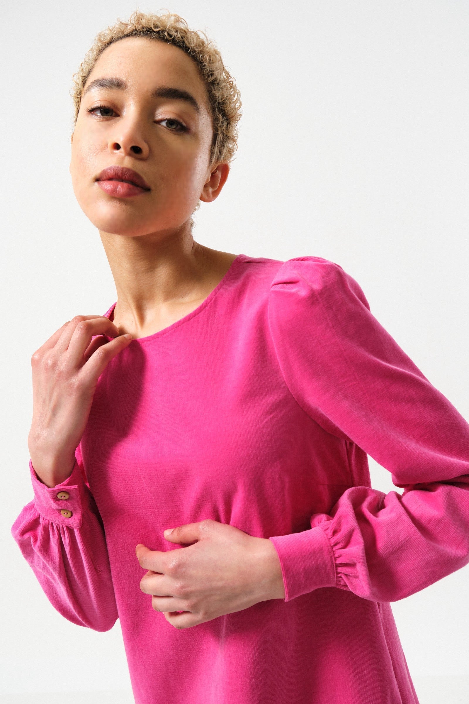 Didee Baby Cord Mini Dress - Pink - Detail 1
