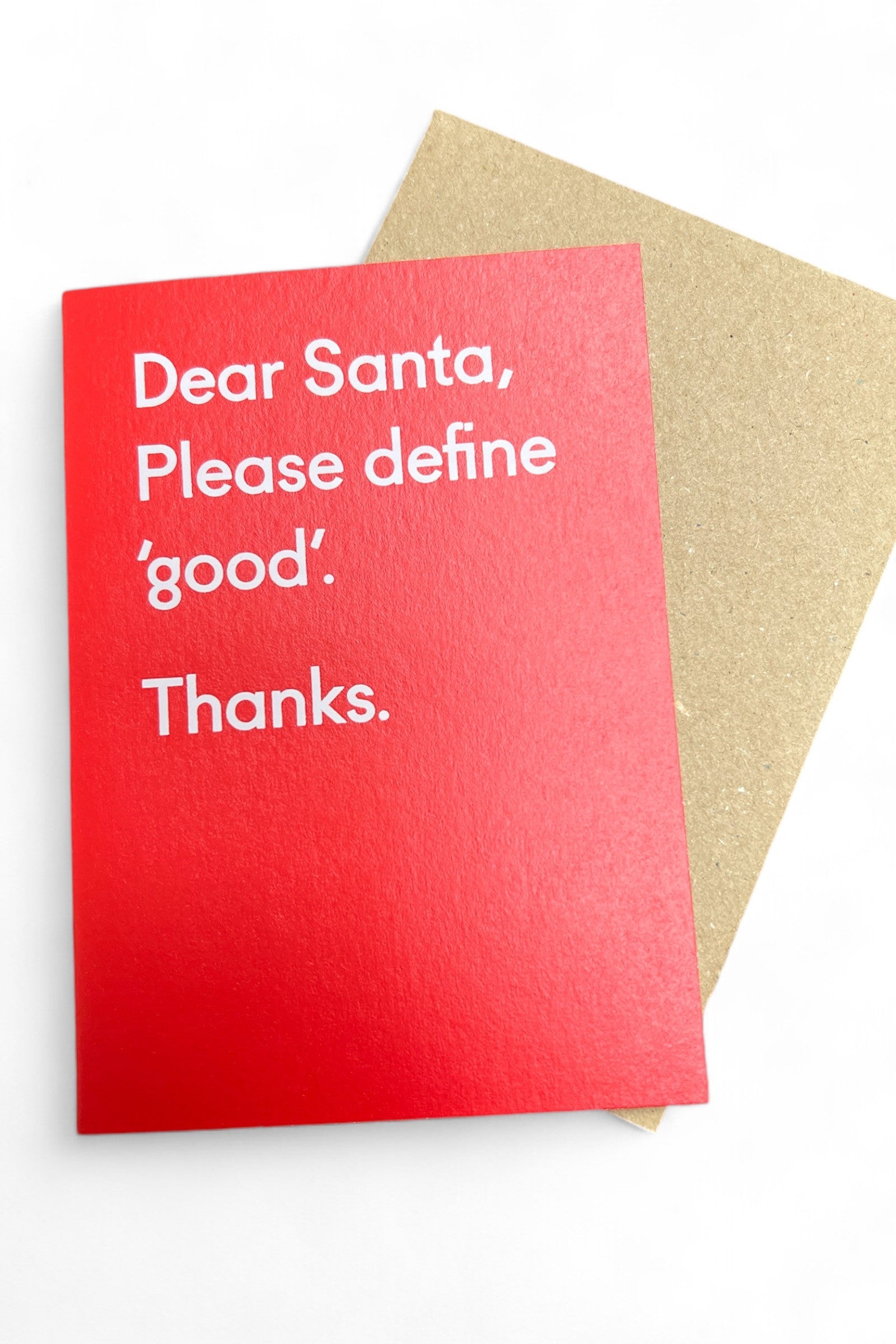 Dear Santa Christmas Card – JOY
