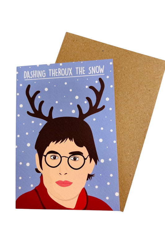 Dashing Theroux The Snow Reindeer Card