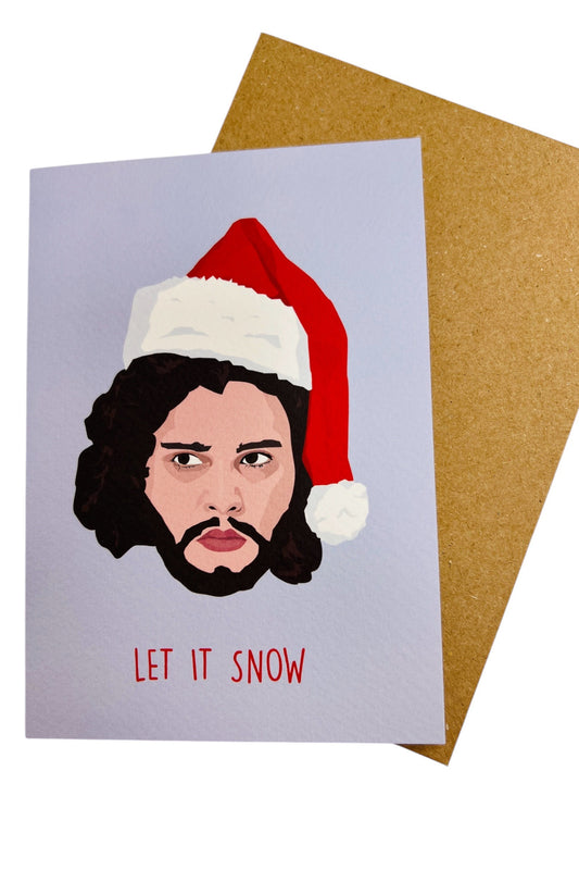 Let It Jon Snow Christmas Card
