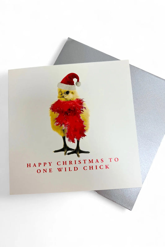 Merry Christmas Wild Chick Card