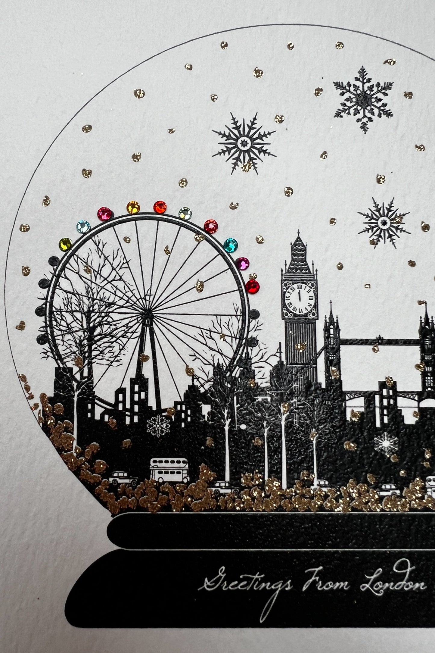 Greetings from London Christmas Card
