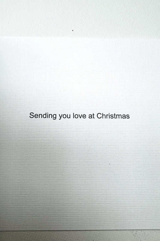Merry Christmas Bro Glitter Card