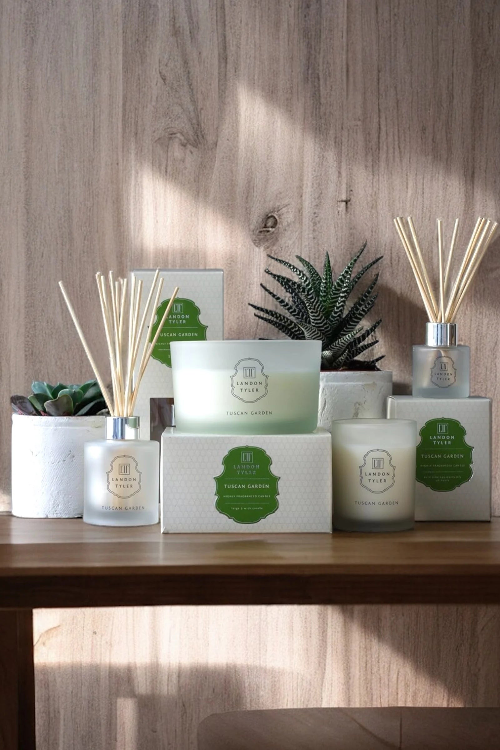 Tuscan Garden Scented Reed Diffuser - Styled