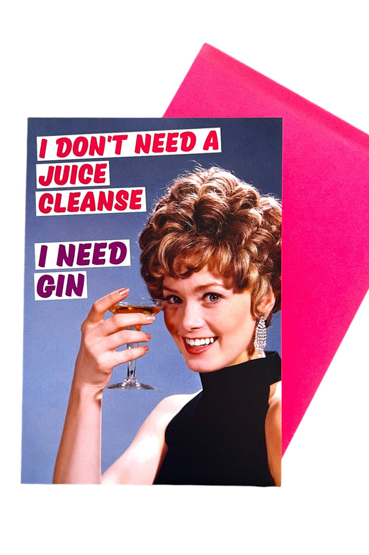 I Need Gin Card