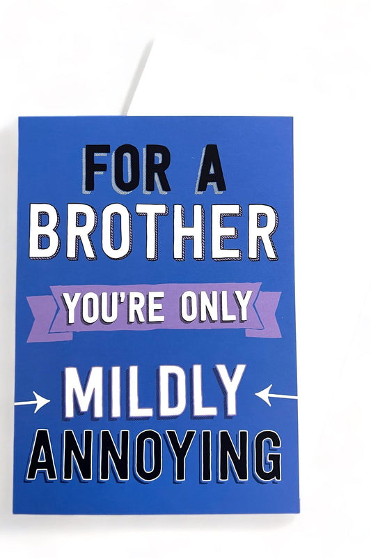 For A Mildly Annoying Brother Card