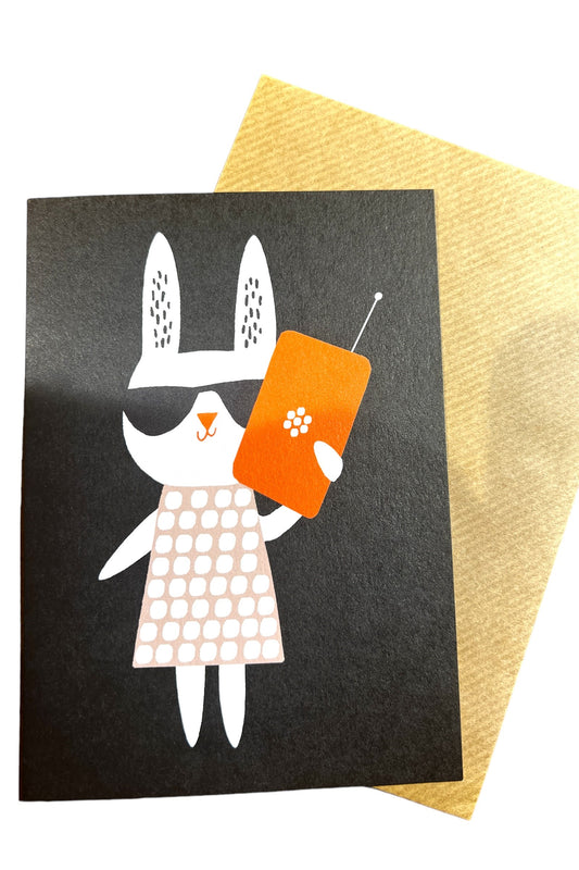 Busy Bunny Card