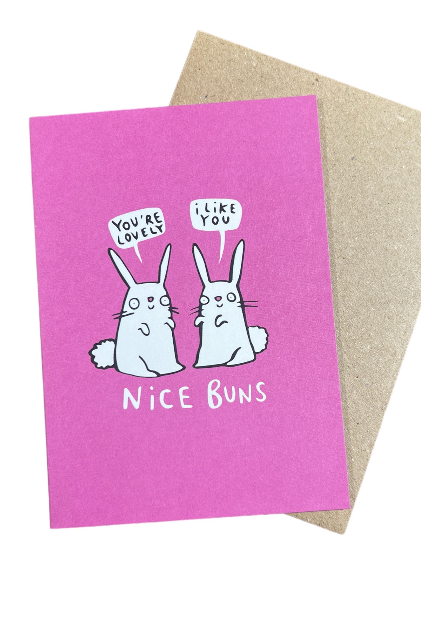 Nice Buns Bunny Card