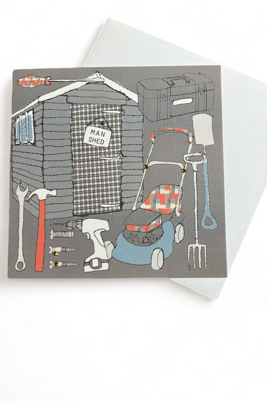 Man Shed Card