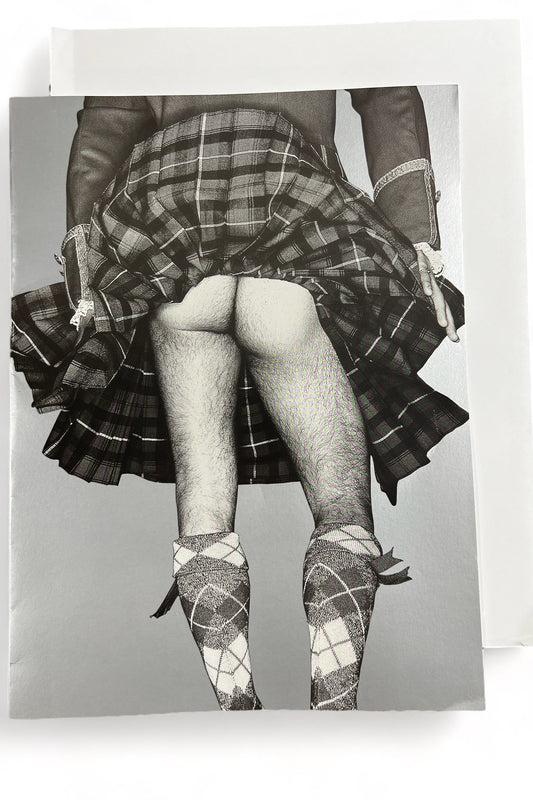 Man In Kilt Card