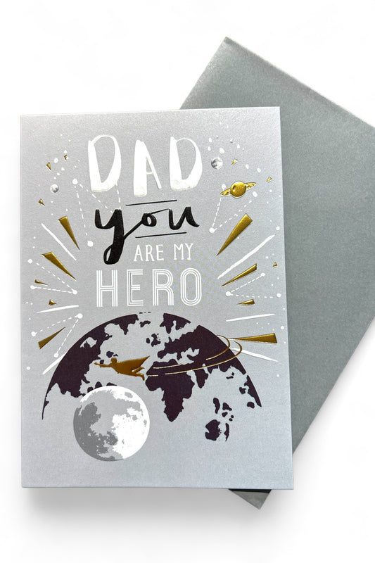 Dad You Are My Hero Card