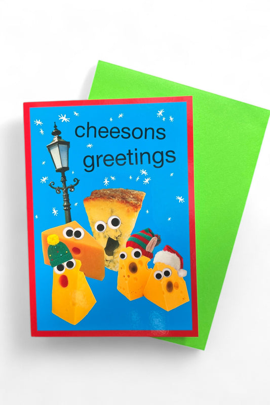 Cheeseons Greetings Christmas Card