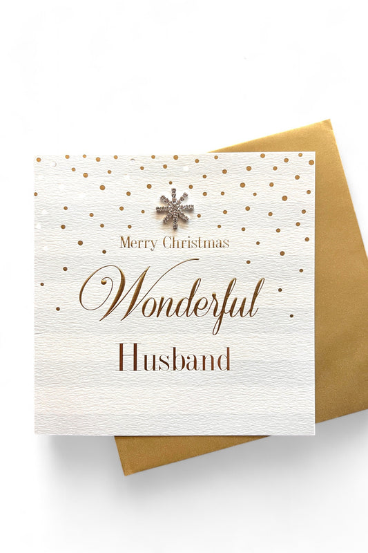 Merry Christmas Wonderful Husband Card