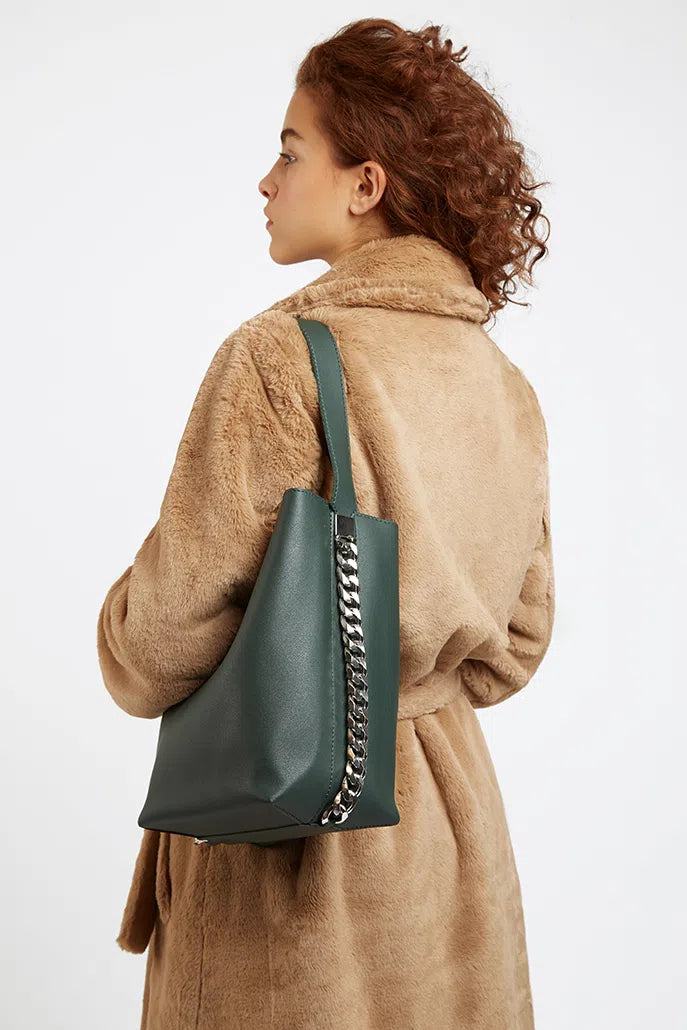 Louche Gorliss Chain Shoulder Bag - Green - Detail 2