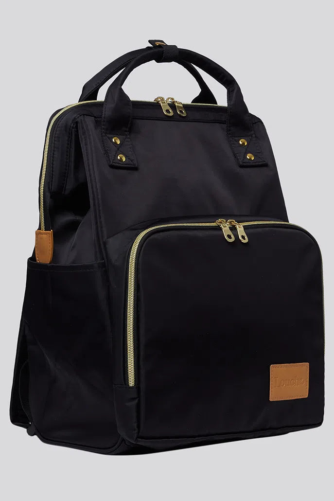 Louche Lexi Framed Backpack - Black