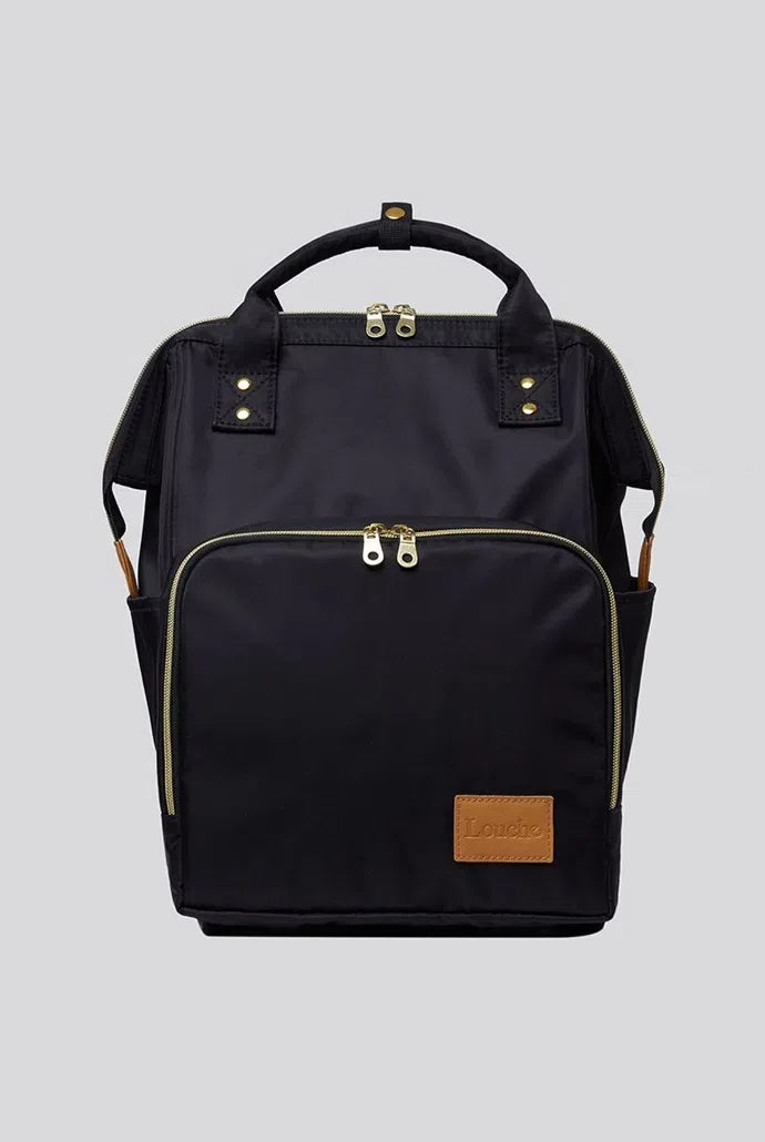 Louche Lexi Framed Backpack - Black - Detail 1