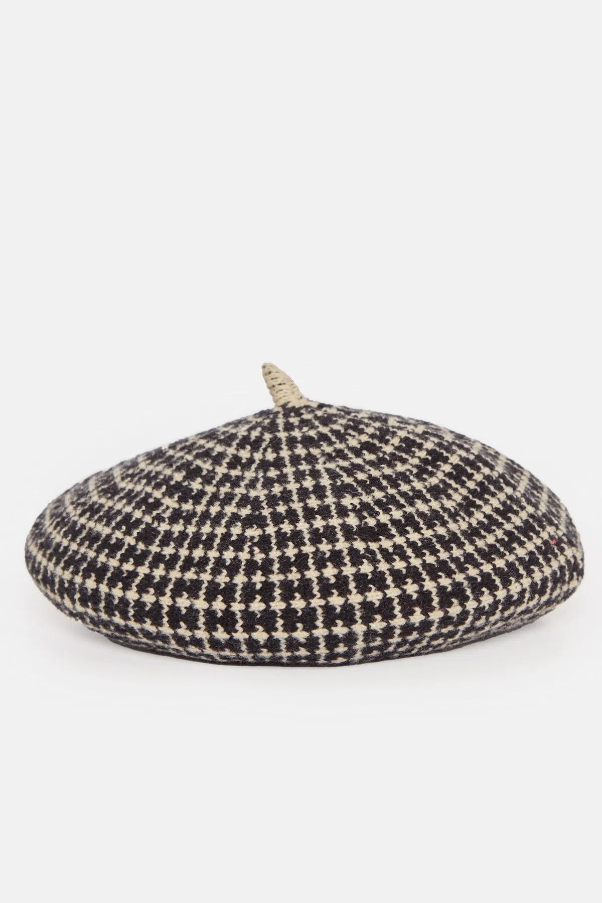Louche Celeste Beret With Adjustable Headband - Black - Detail 1