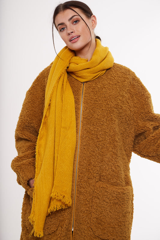 Louche Edie Lightweight Scarf - Mustard