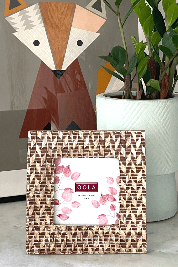 Square Rose Gold Deco Photo Frame