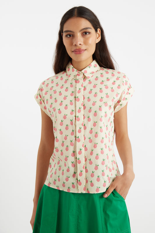 Abinaya Pineapple Please Short Sleeve Shirt