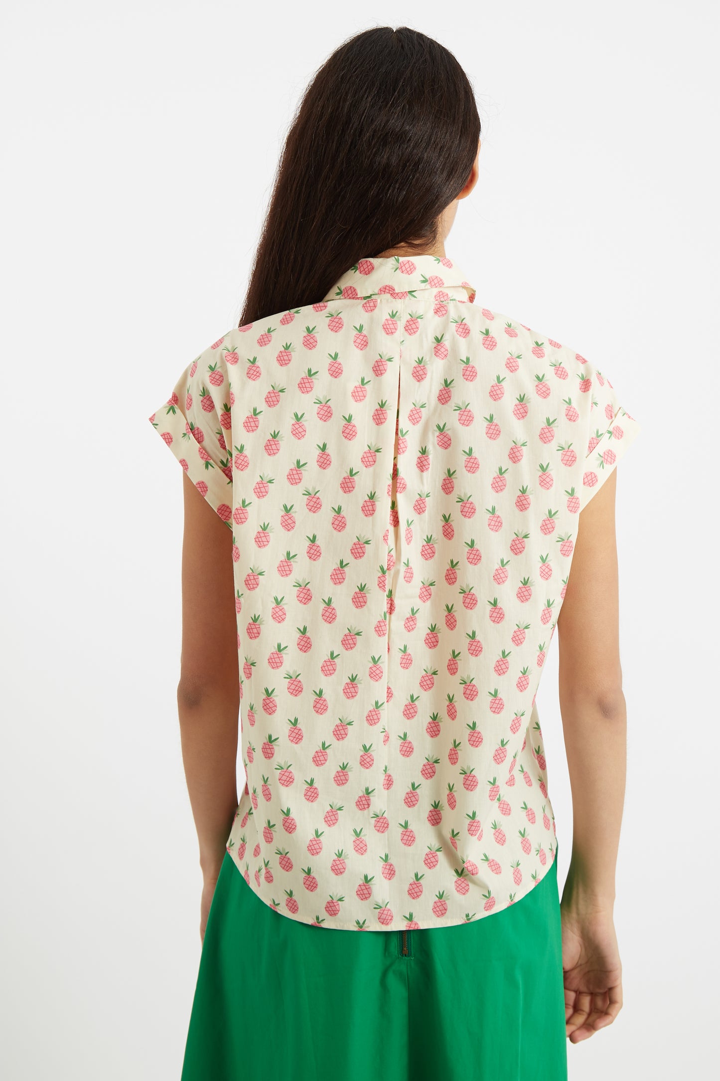 Abinaya Pineapple Please Short Sleeve Shirt