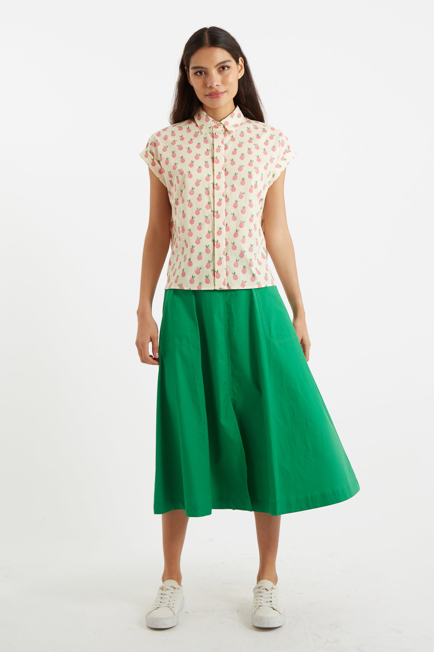 Abinaya Pineapple Please Short Sleeve Shirt