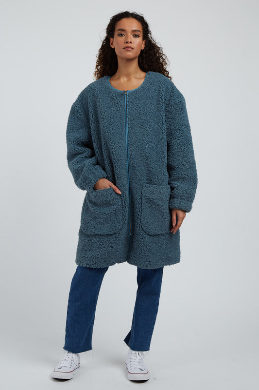 Louche Aldora Coat - Teal