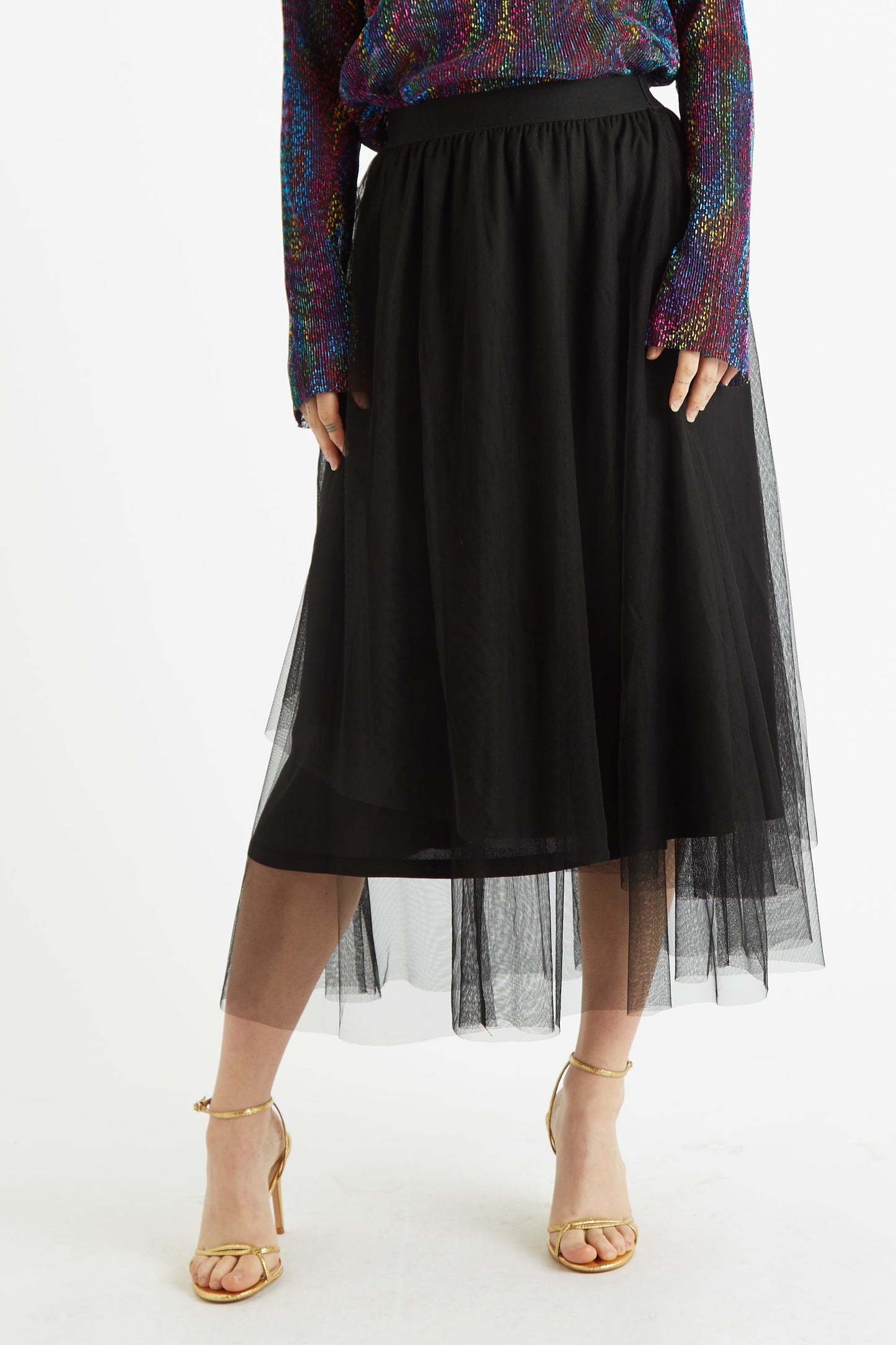 Louche Bertin Tulle Midi Skirt