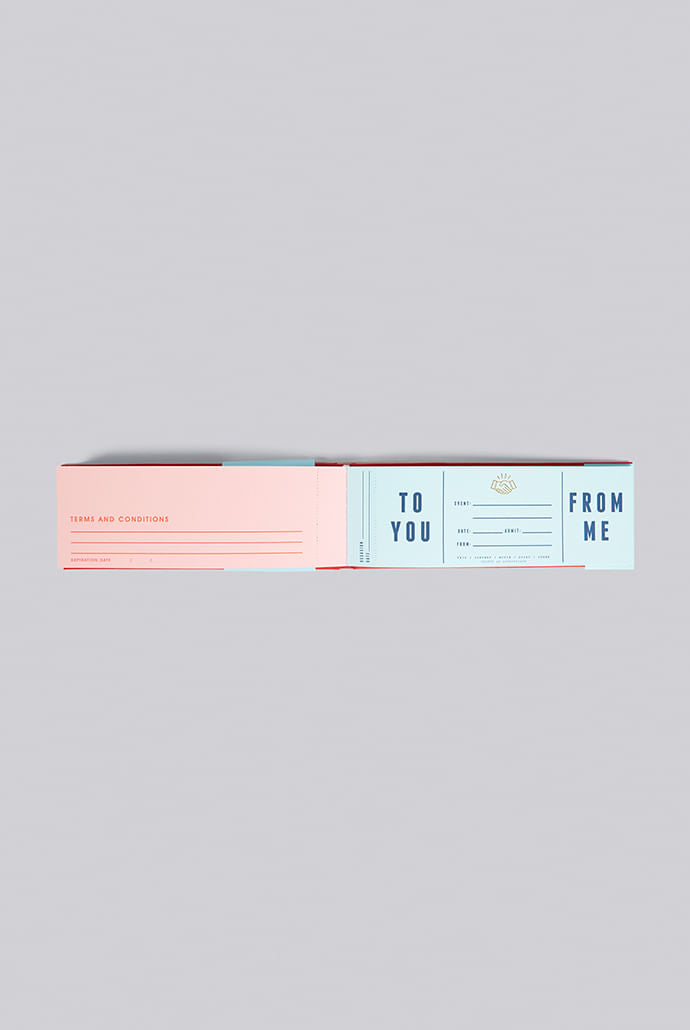Blank Ticket Book - Styled