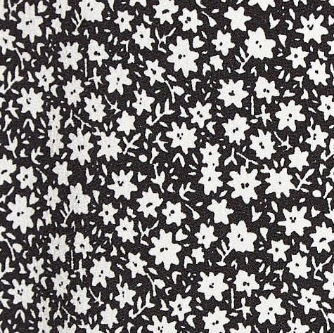 Louche Kiyo Candy Bud Print Midi Skirt - Fabric & Print Detail