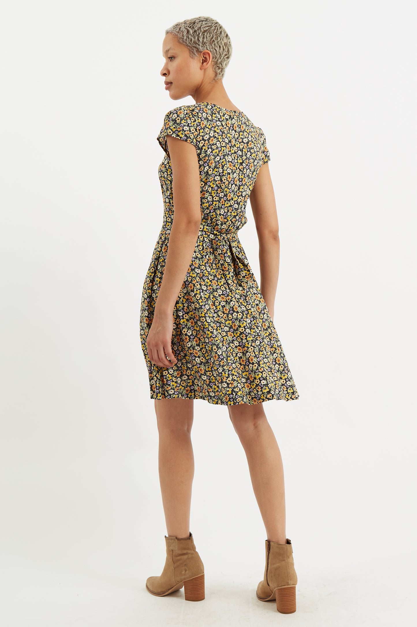 Cathleen Mini Santa Fe Floral Tea Dress