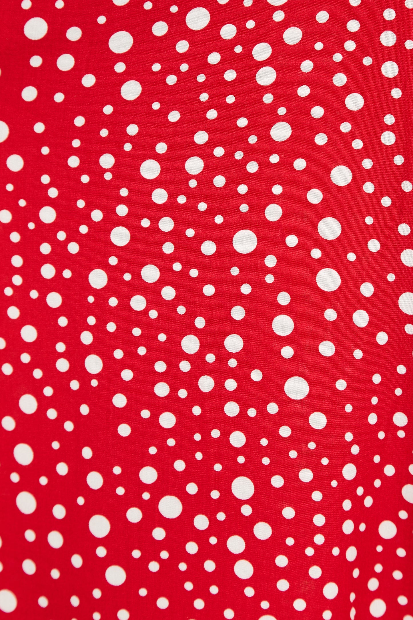 Louche Cathleen Midi Spot It Print Midi Tea Dress Red