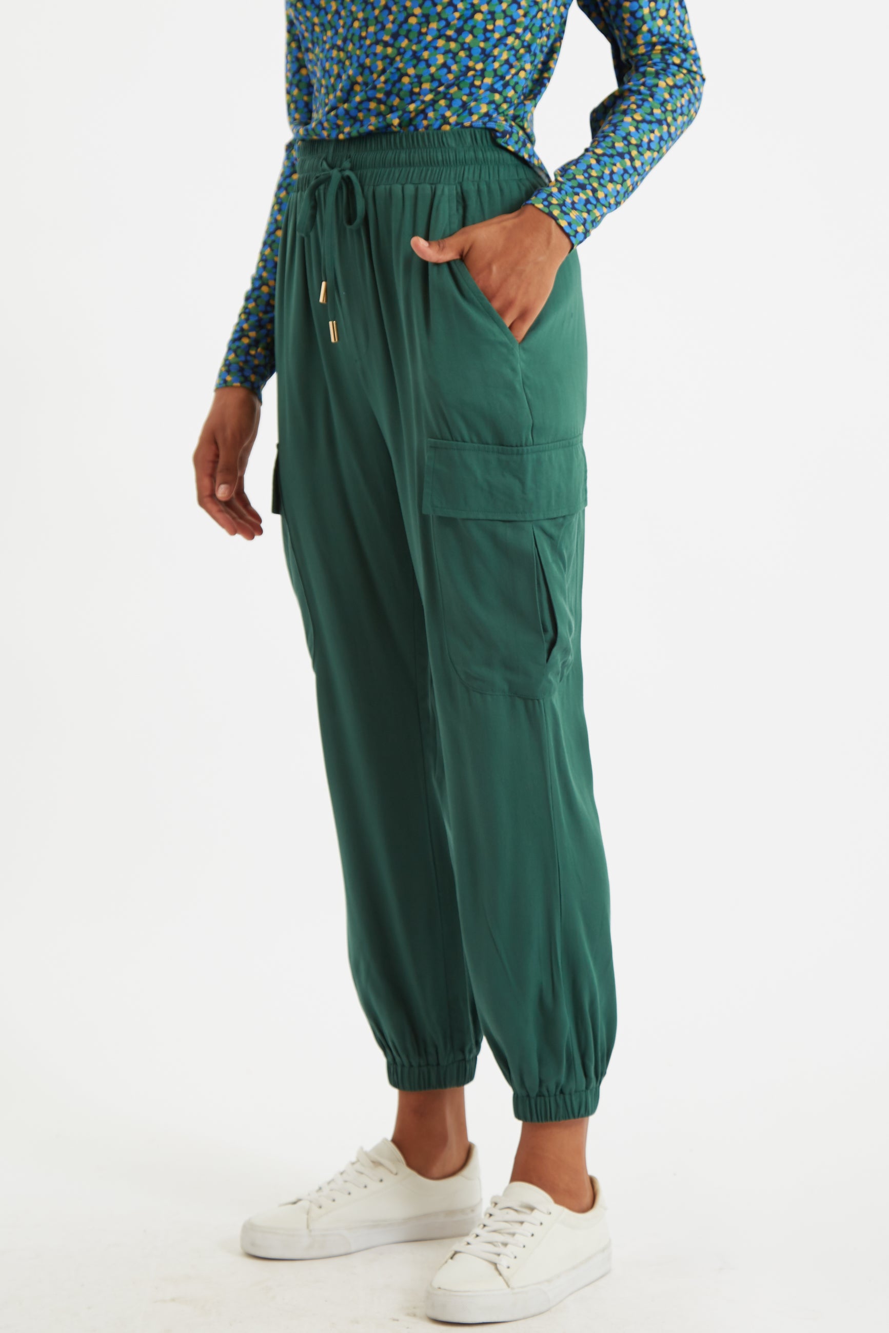 Chava Cargo Trouser Green