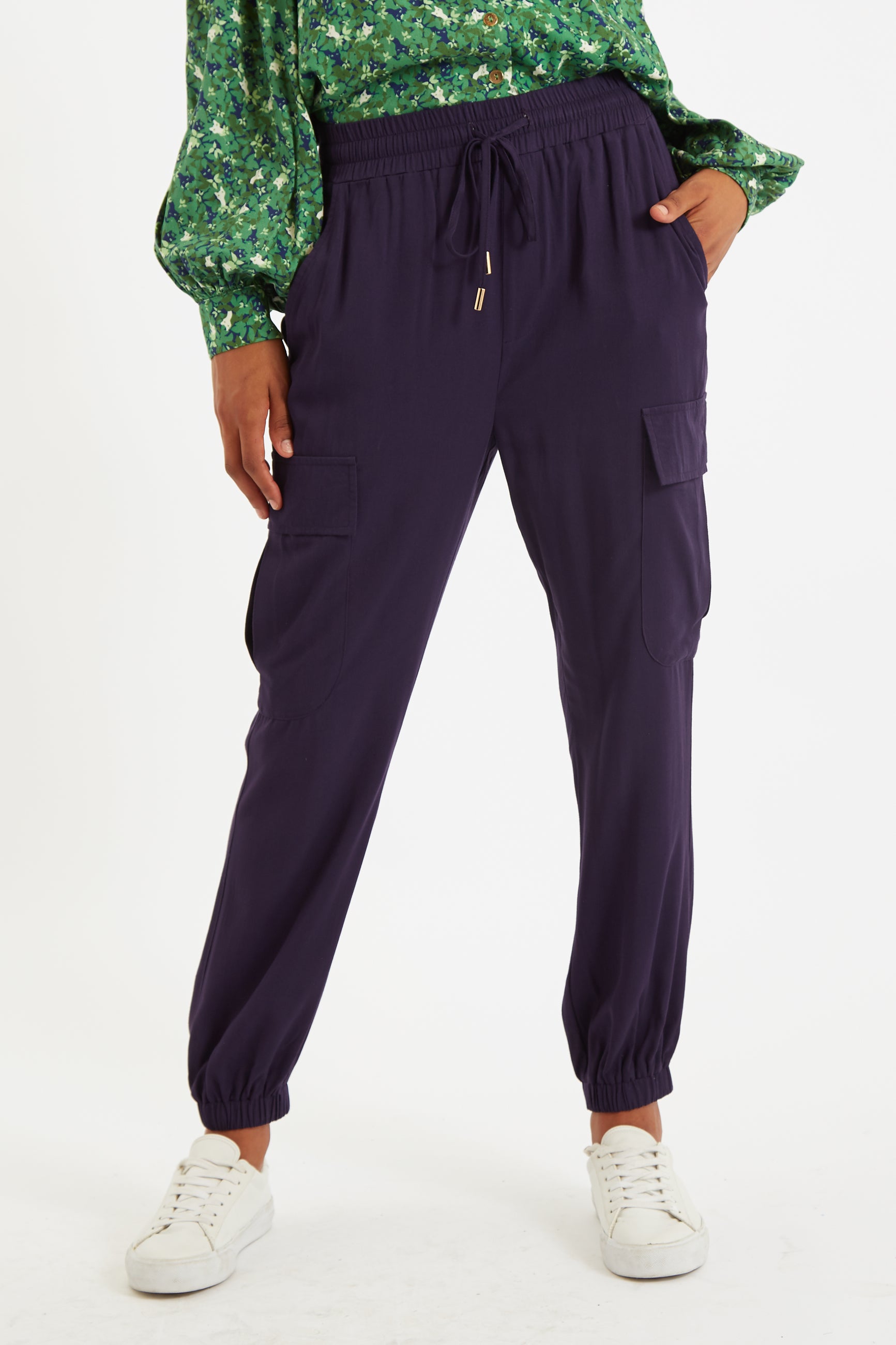 Chava Cargo Trouser Navy