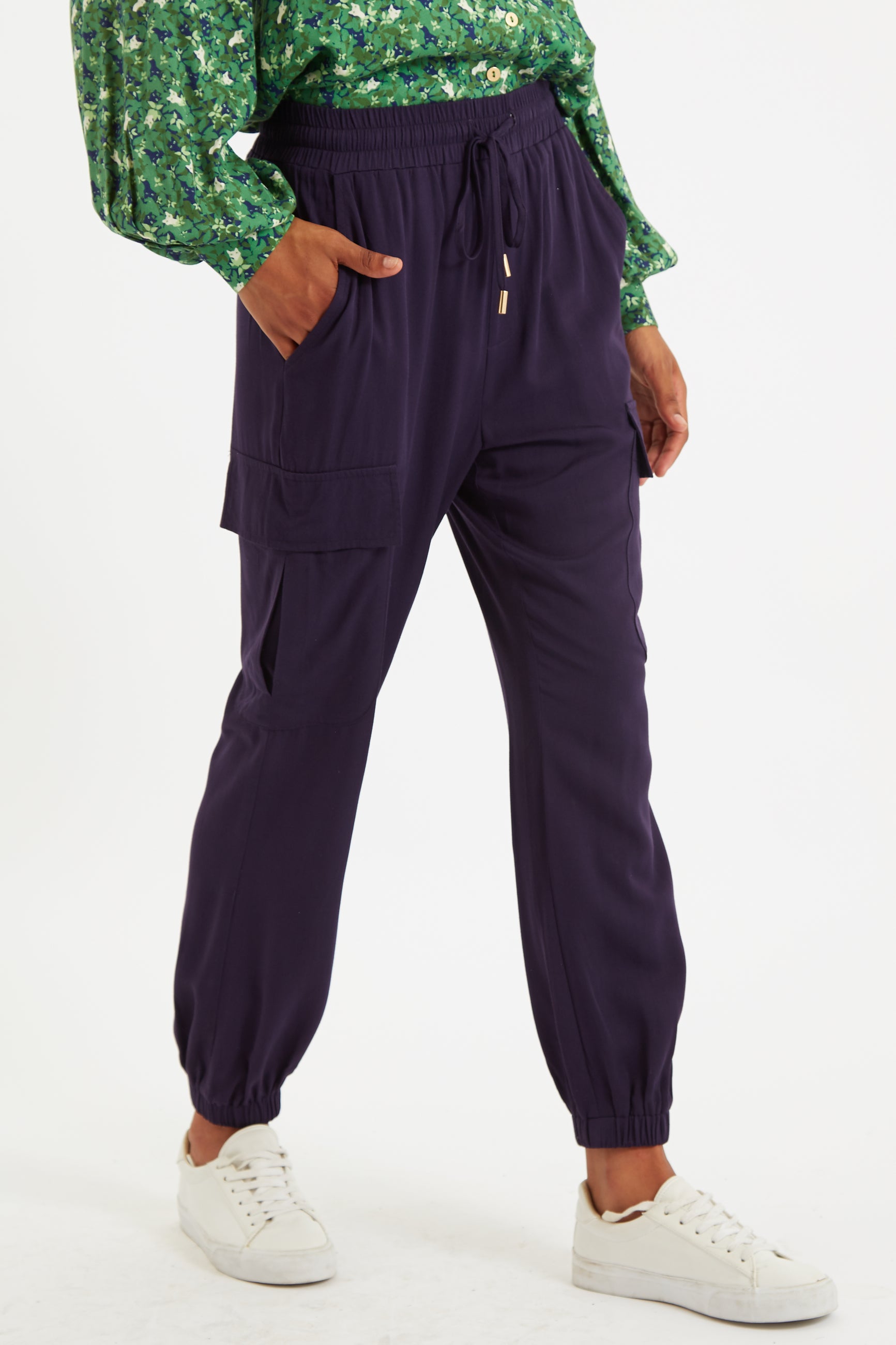 Chava Cargo Trouser Navy