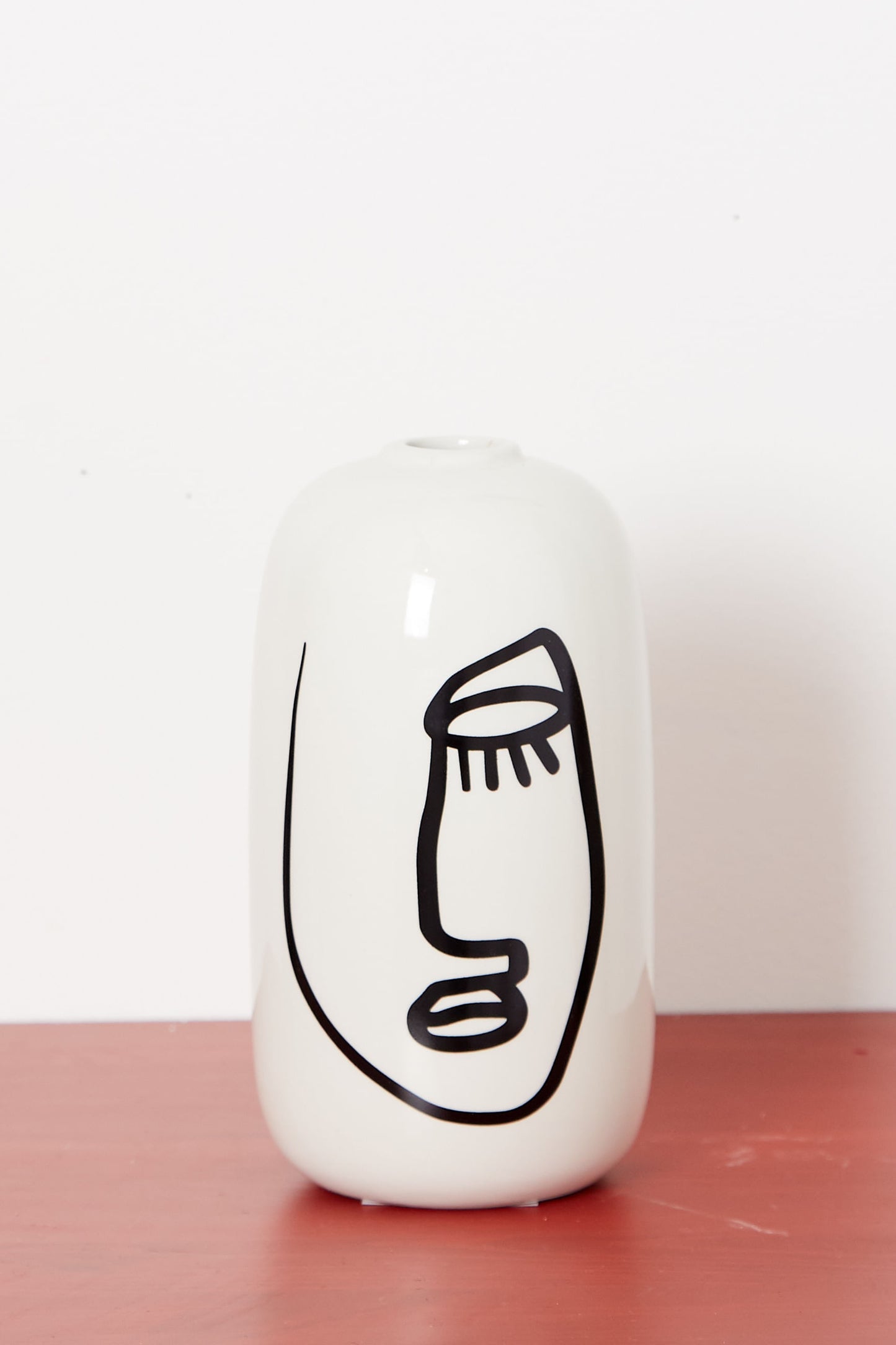 Closed Eye Face Vase