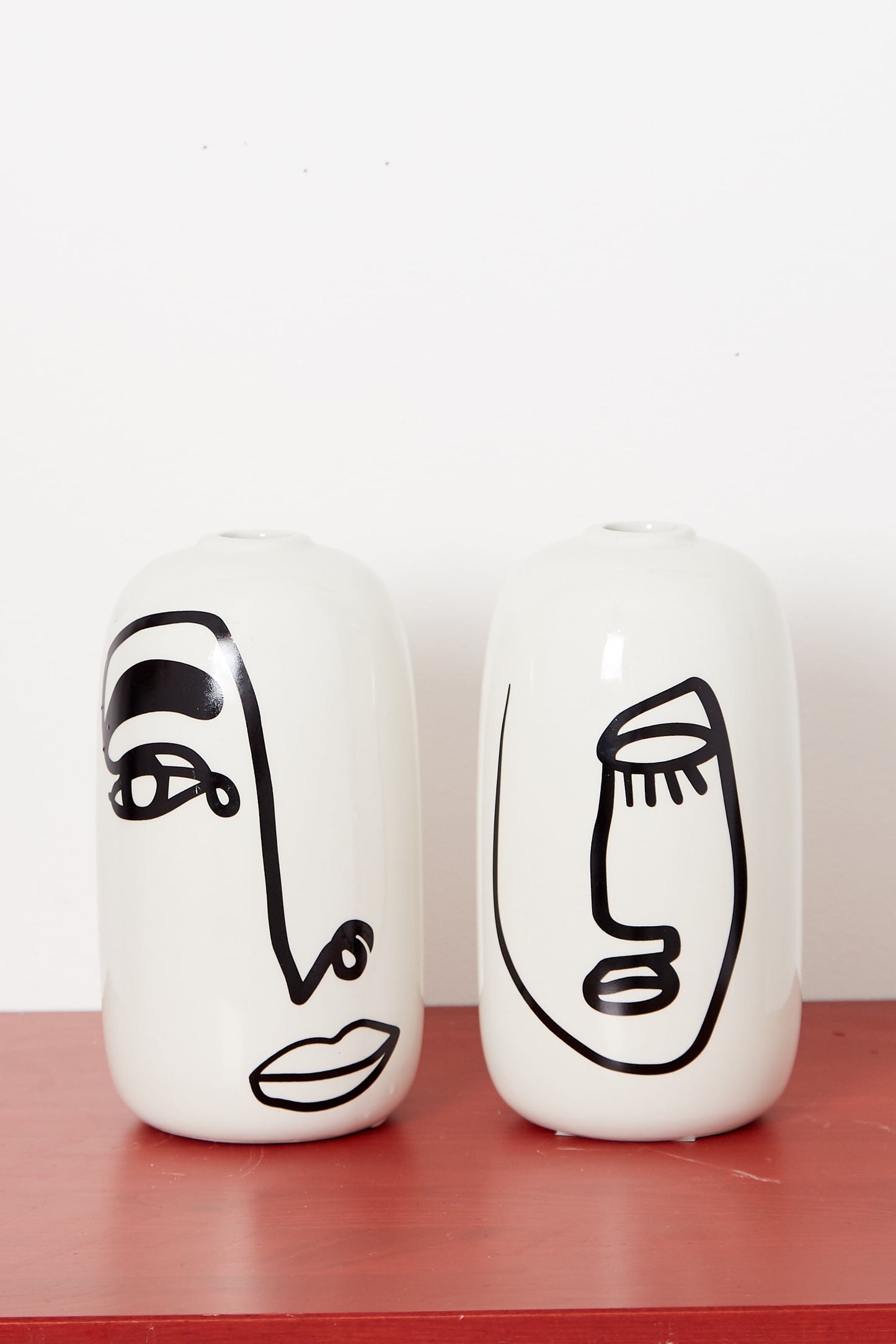 Closed Eye Face Vase