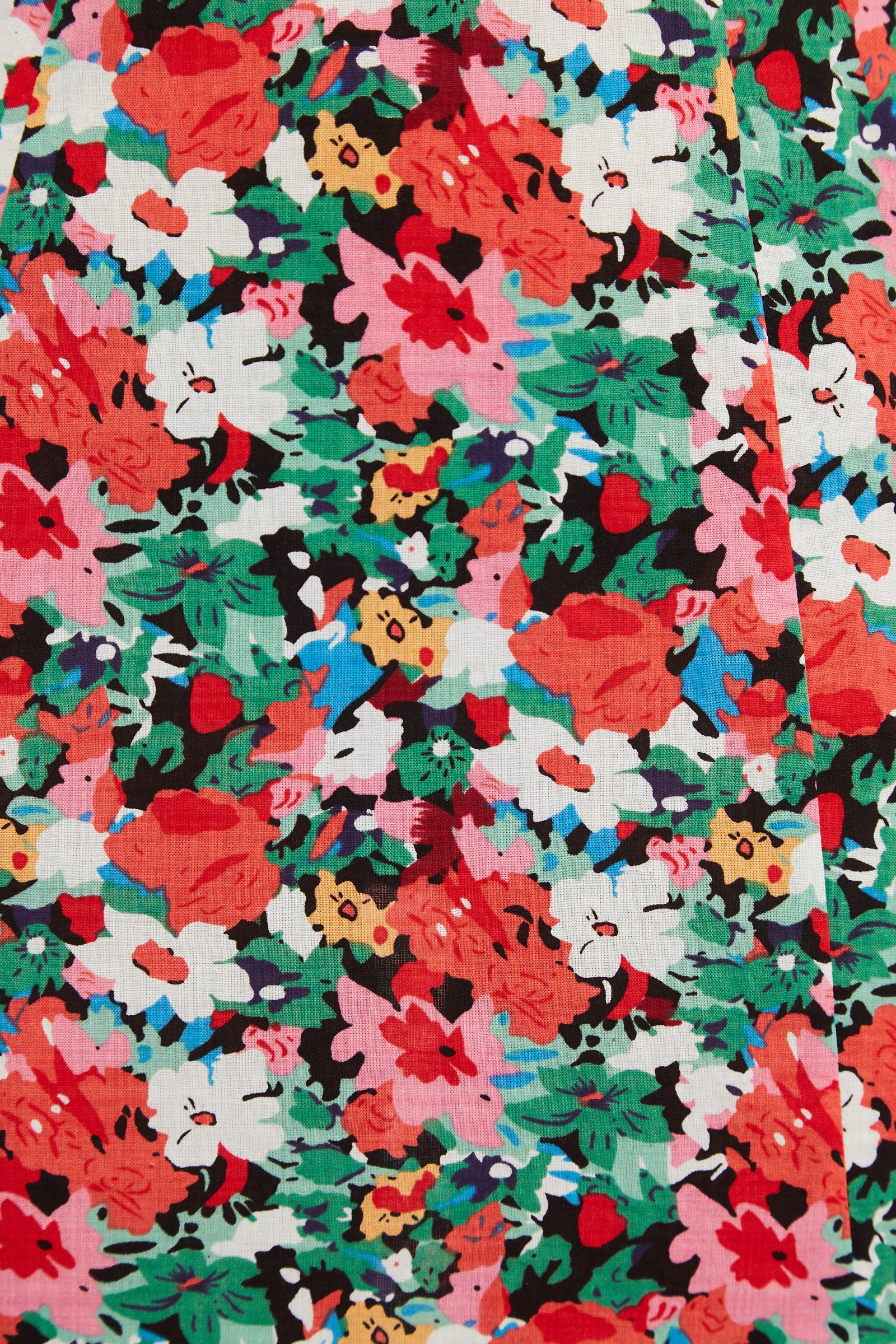Louche Corina Flower Splash Print Midi Tea Dress - Styled