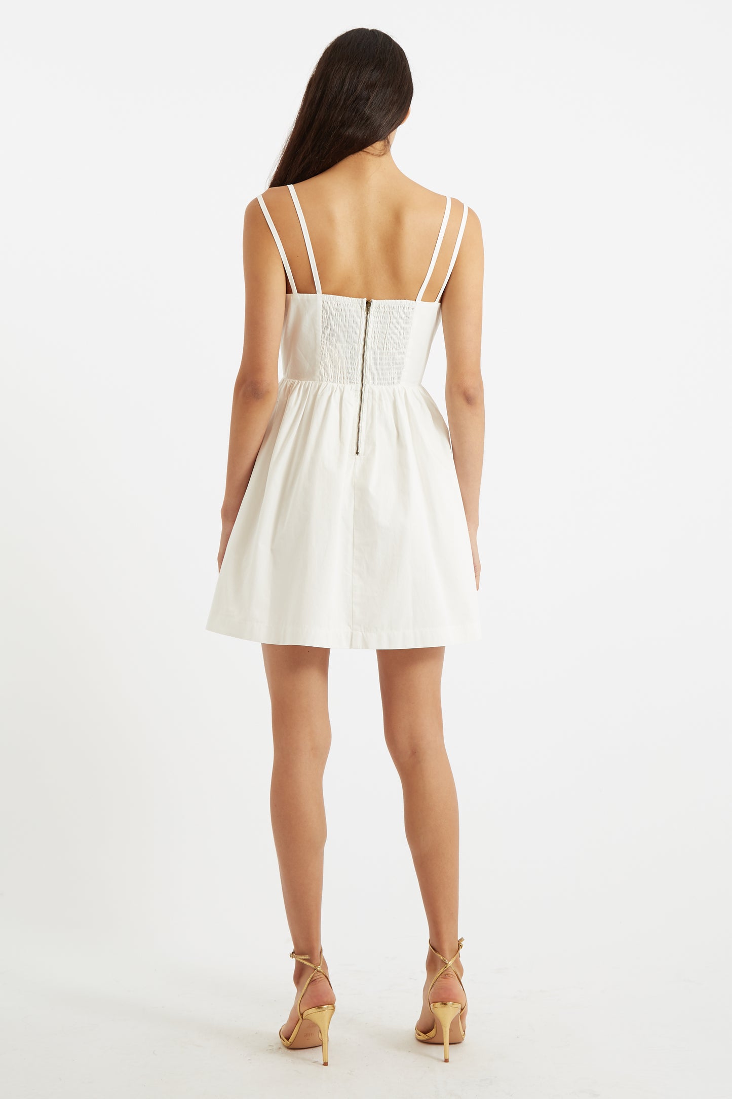 Coryn Poplin Strappy Mini Dress