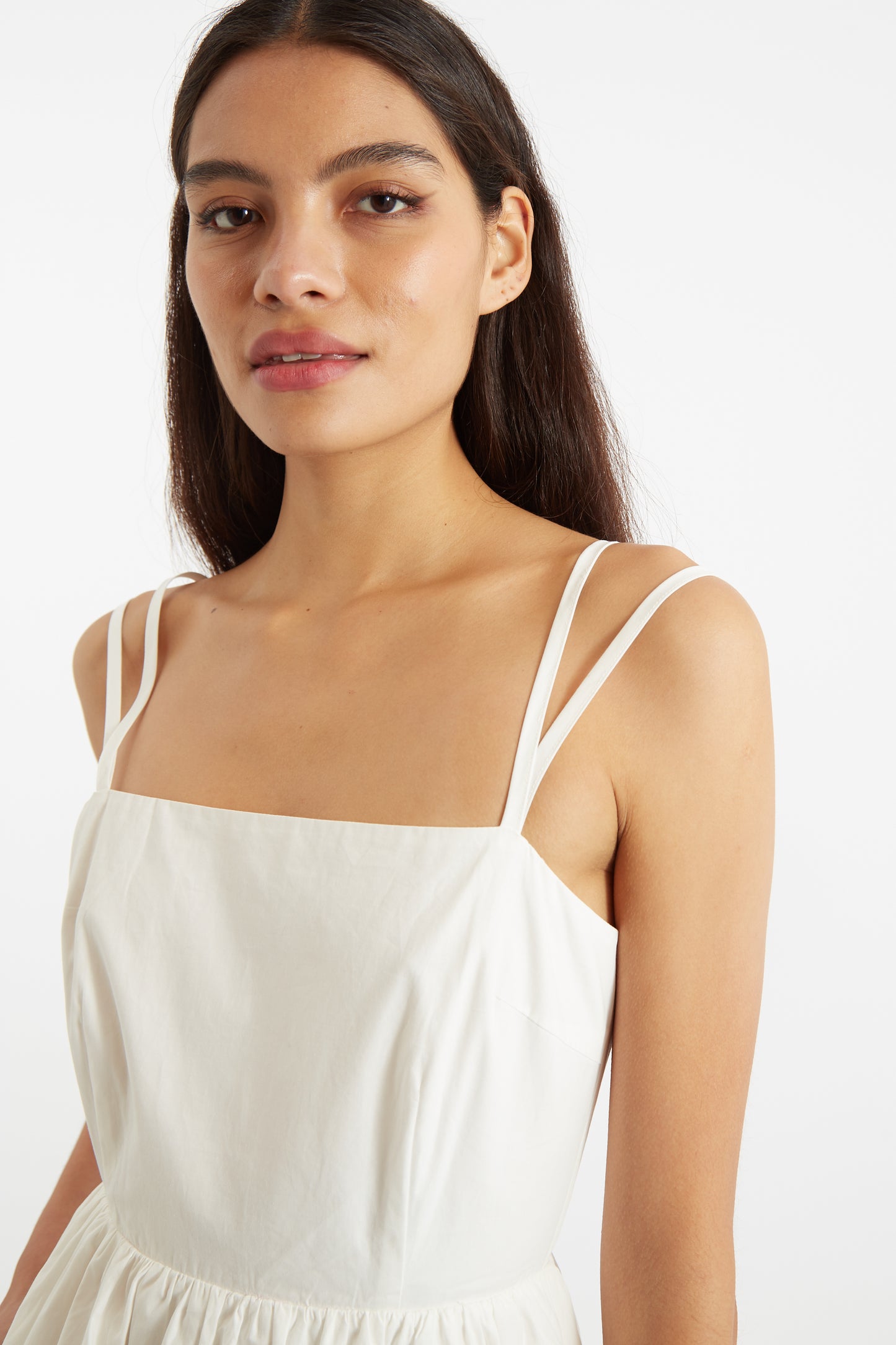 Coryn Poplin Strappy Mini Dress