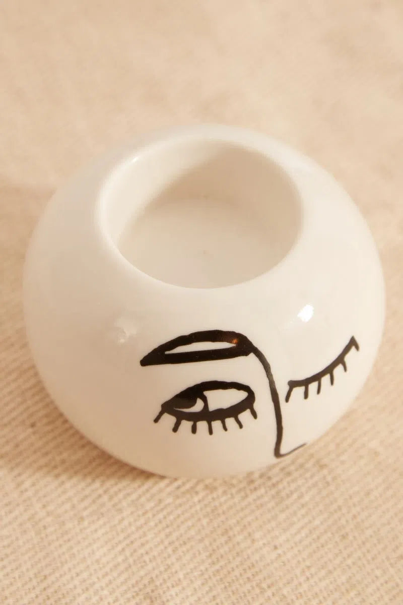 Face Candle Holder