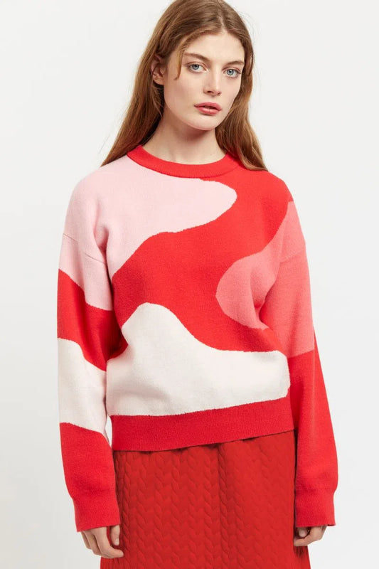 Louche Delaney Swirl Design Sweater