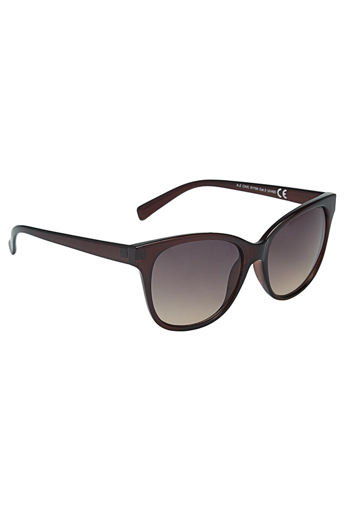 Louche Dena Core Sunglasses - Brown - Styled