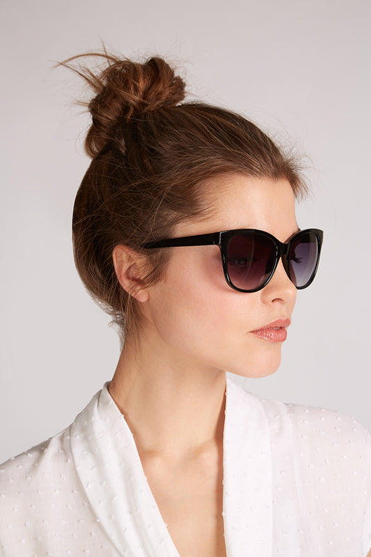 Louche Dena Core Sunglasses Black