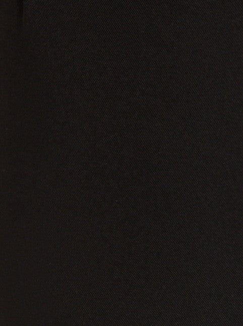 Elina Straight Leg Trouser Black - Fabric & Print Detail