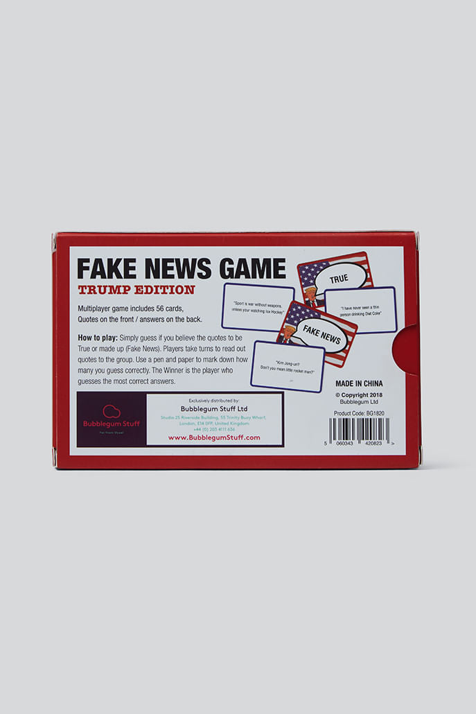 Fake News Game Trump Edition