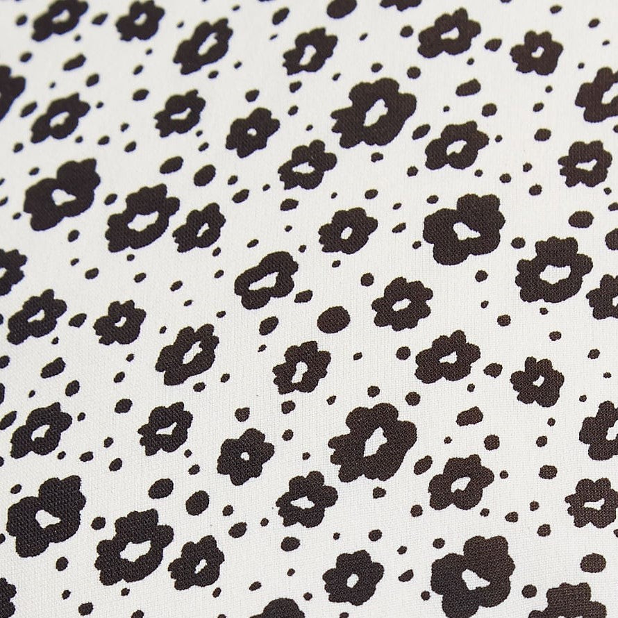 Lima Flower Spot Print Long Sleeve Blouse