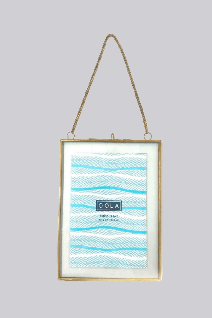 Glass Hanging Frame - Styled